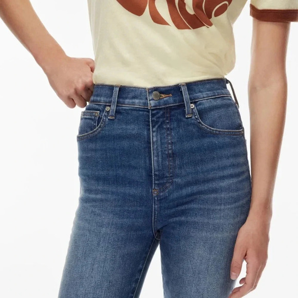 Denim Forum The Lola High Rise Skinny 26L size 27 - Picture 3 of 9